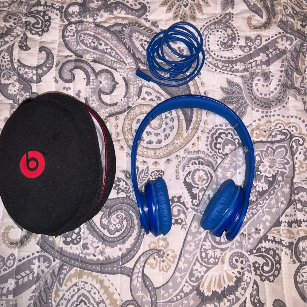 Blue Beats Headphones